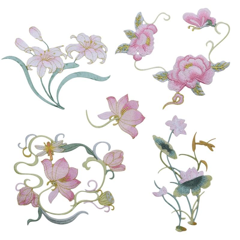 Applique Patch Flower - 1 個 DIY 服工芸品刺繍花アップリケ生地襟縫い付けアイロンパッチウェディングドレスドレスジーンズ用